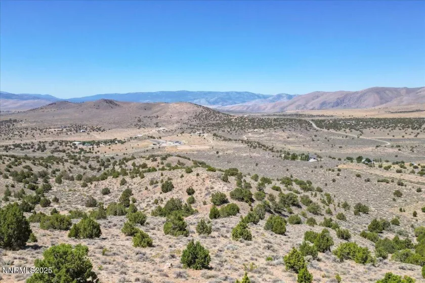 Drone shot of Columbia Hill Peak looking North.