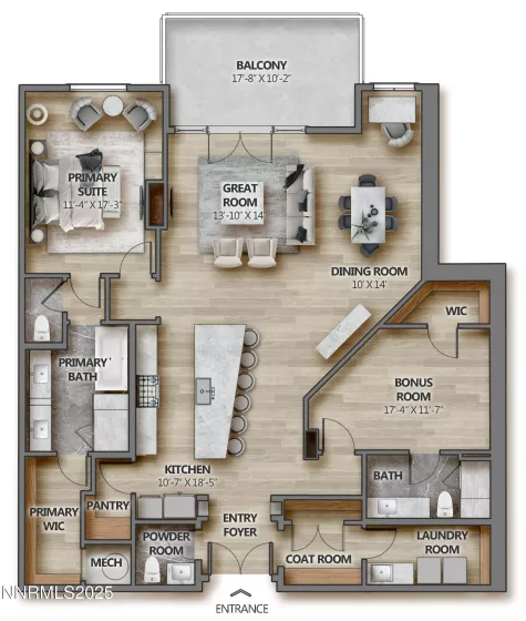 323 Tramway, Stateline, Nevada 89449, 1 Bedroom Bedrooms, ,3 BathroomsBathrooms,Residential,Residential,Tramway,250052939