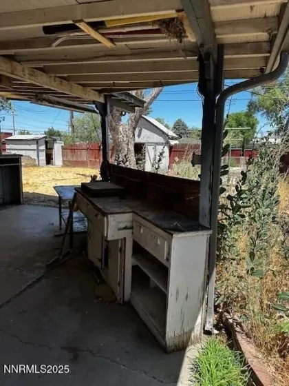 Covered patio