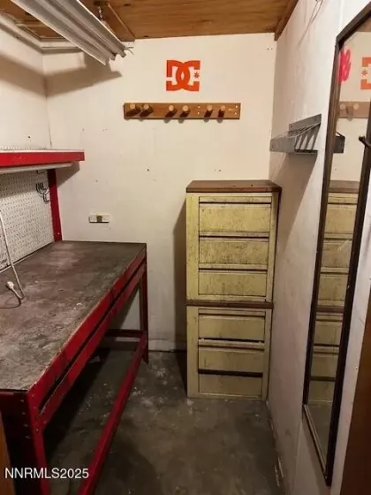 Garage storage room