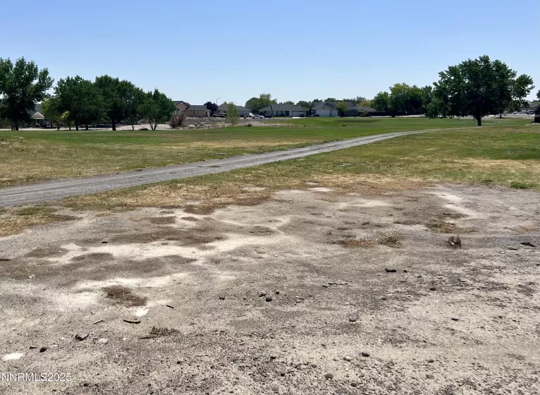 Rear view of Hole #13 fairway and green