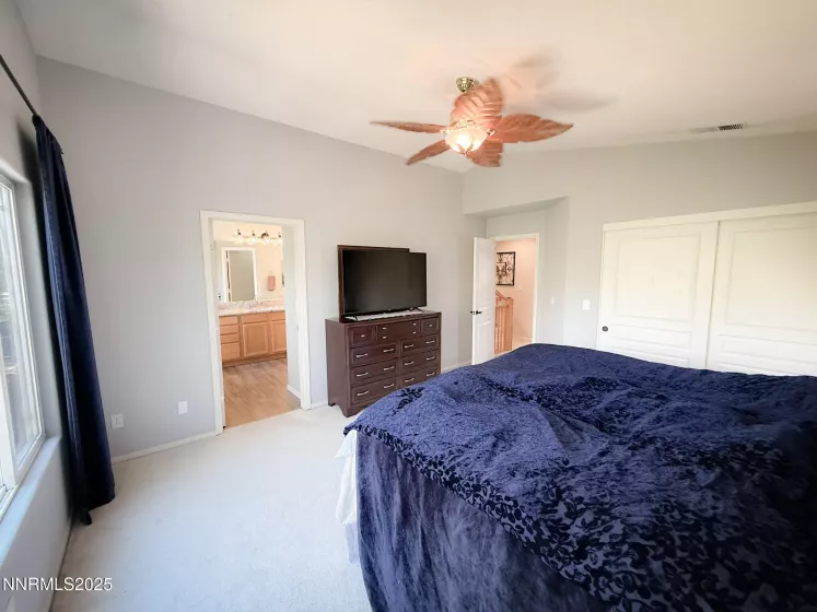 Large Primary Bedroom with Walk in Closet