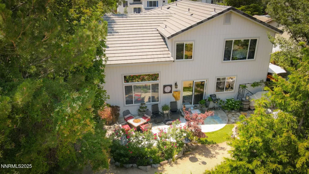 Overhead Rear of Home