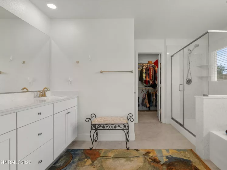 Huge walk in closet!