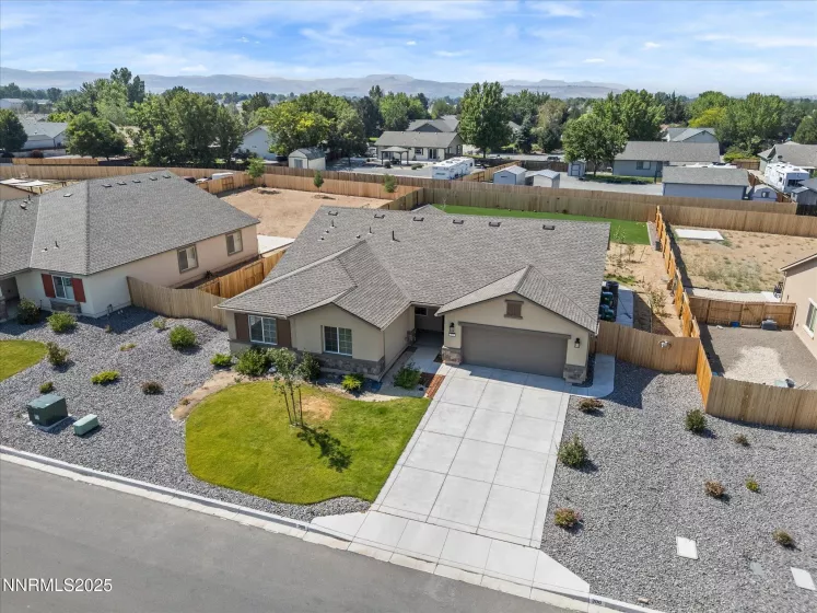 RV access could be accomplished on the right side of the home!