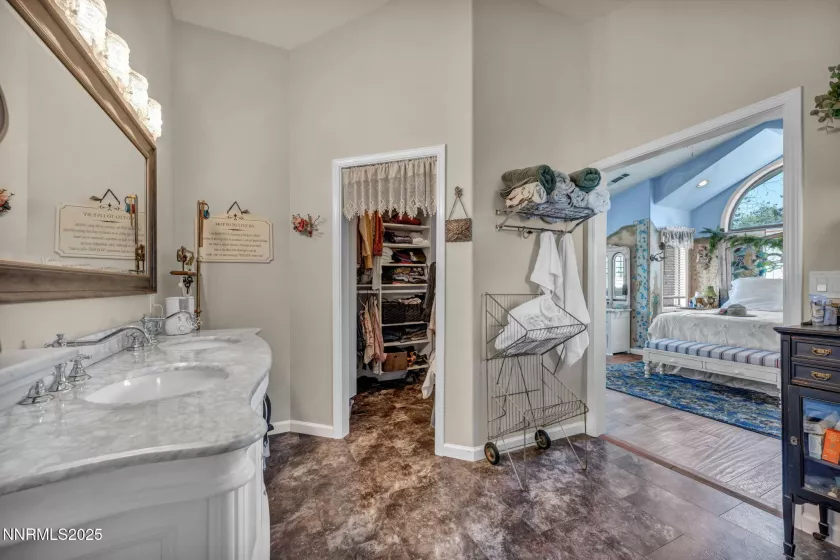 Master Bathroom with Walk-in closet