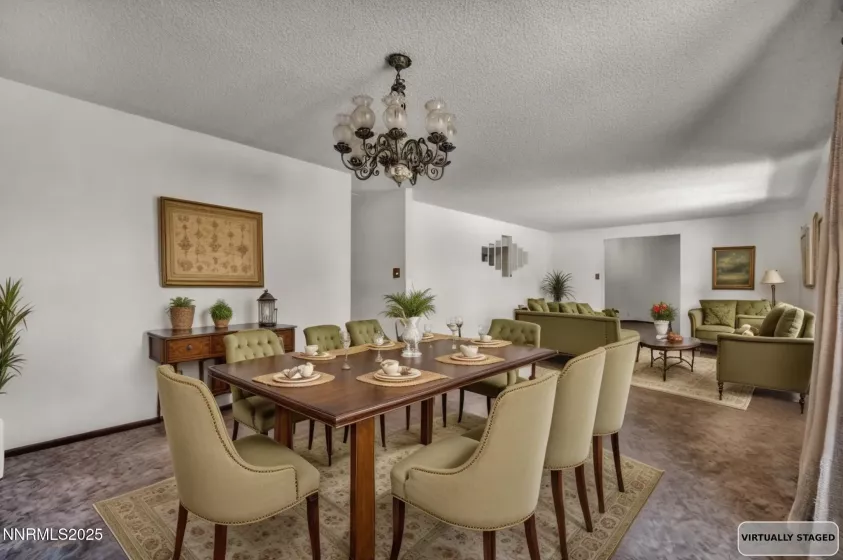Elegant formal dining room with classic charm.