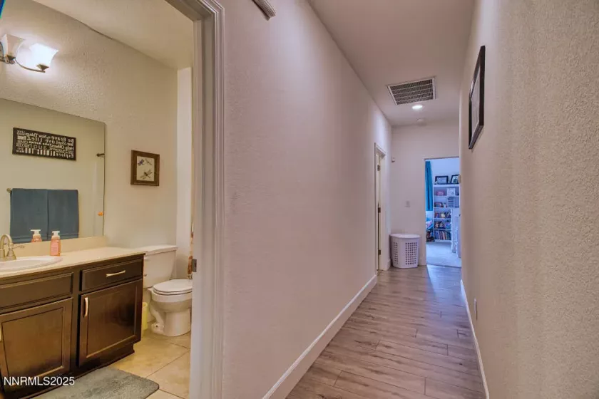 Main Hallway and Hall Bathroom