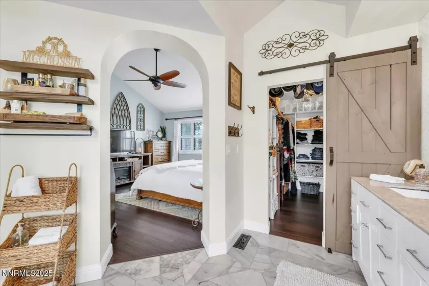 Primary Bathroom/ closet