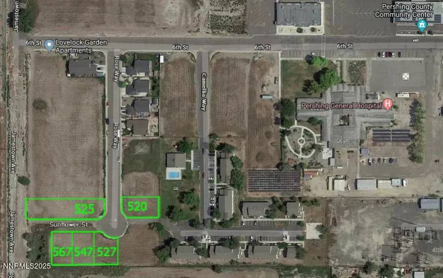 525 Rose, Lovelock, Nevada 89419, ,Land,Residential,Rose,250053640