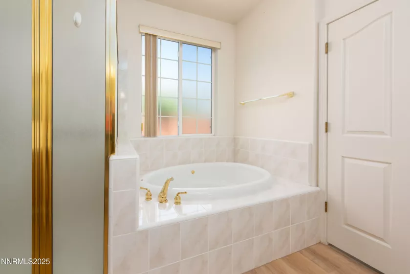Primary bath with jetted tub