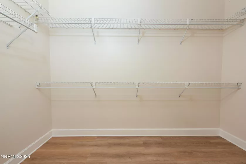 Master walk-in closet
