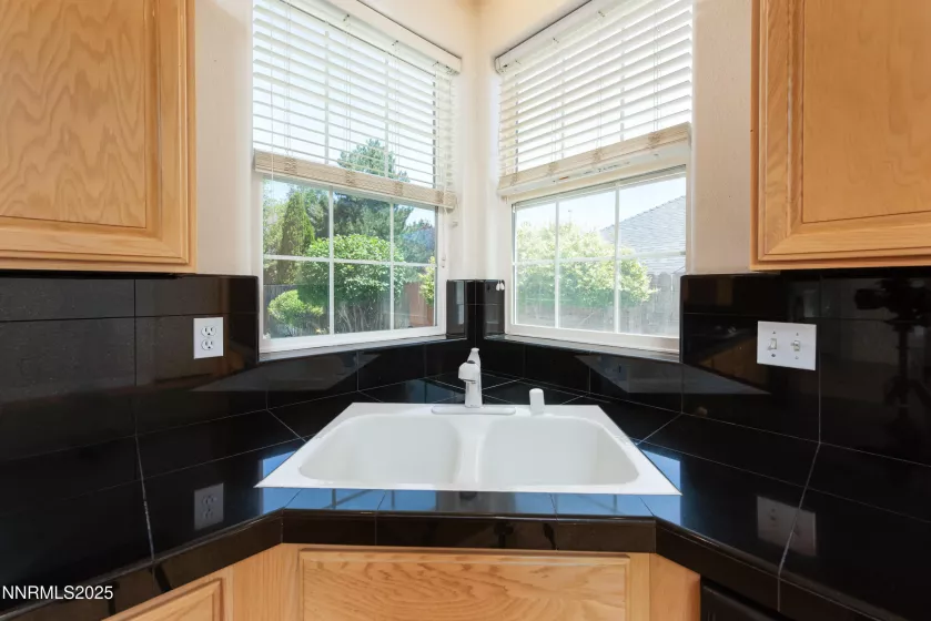 Kitchen sink view