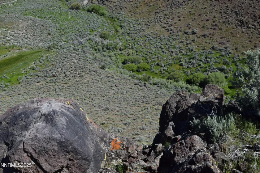 up Chukar Hill looking down on lots #4 and #5