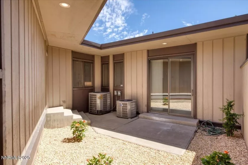 Private interior courtyard