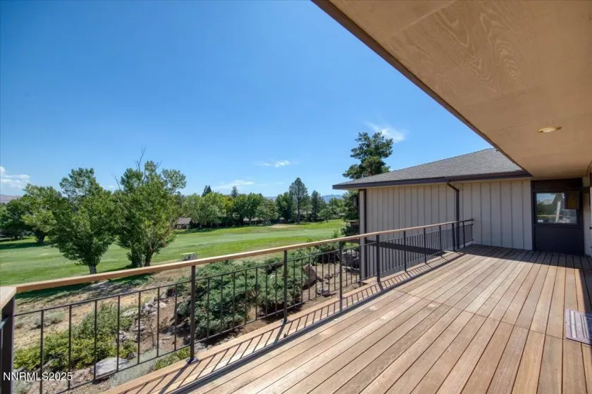 large deck off living room