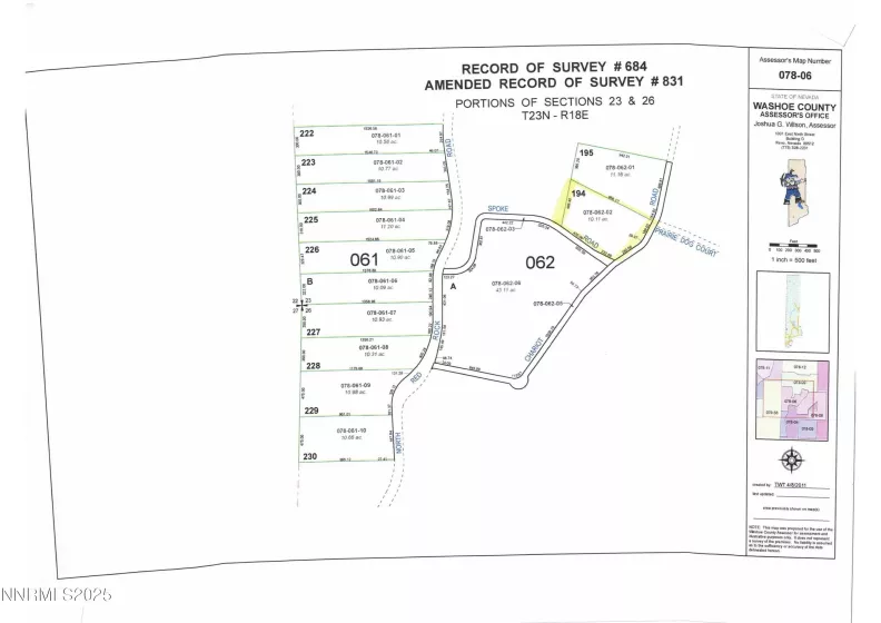 14185 Chariot, Reno, Nevada 89508, ,Land,Residential,Chariot,250053774
