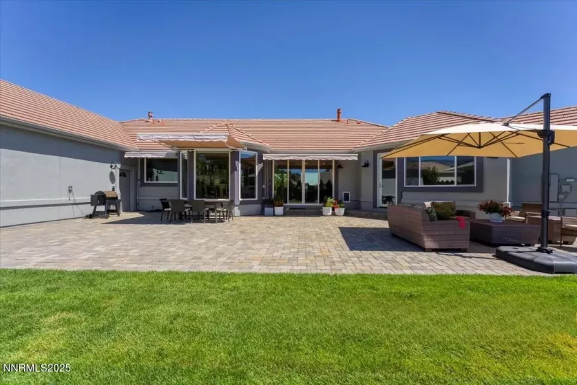 Patio and New Grass