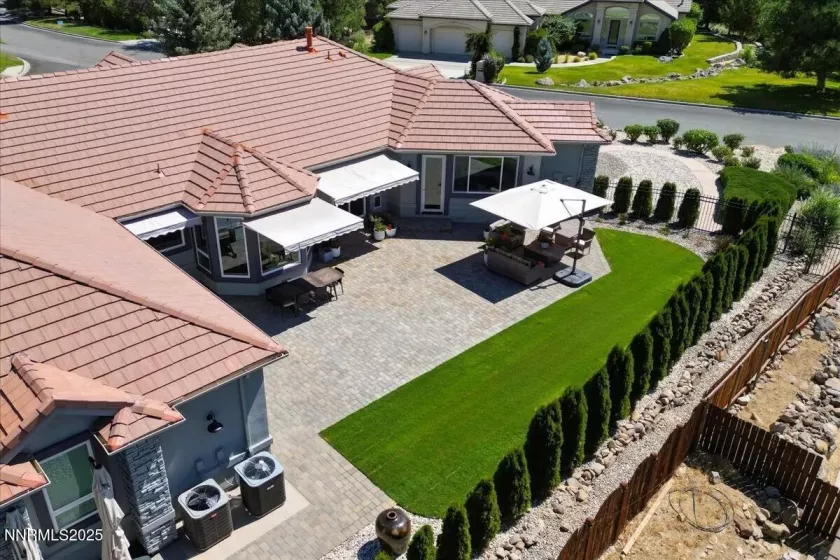 Aerial of Backyard