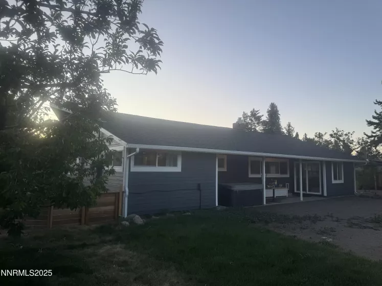 Rear Yard with Southern Exposure and privacy