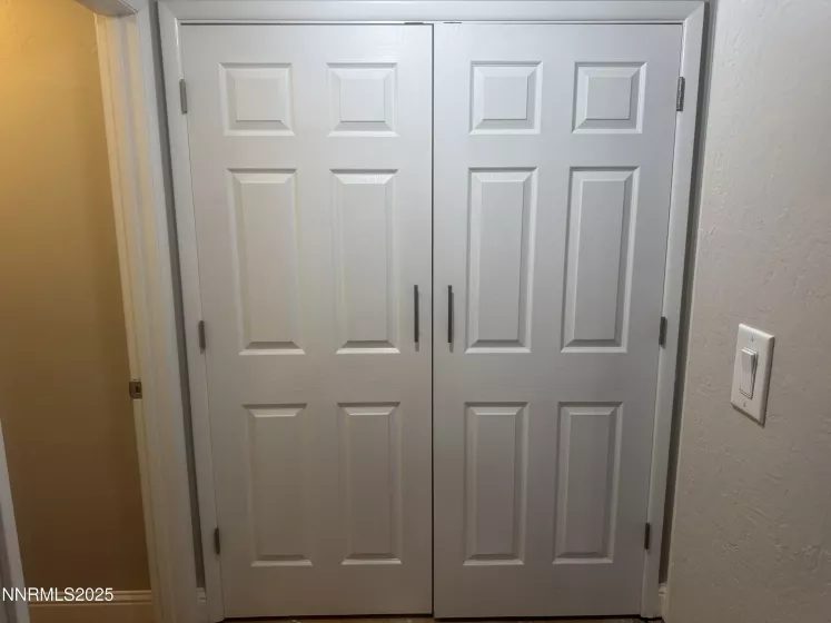 Large storage areas and closets.