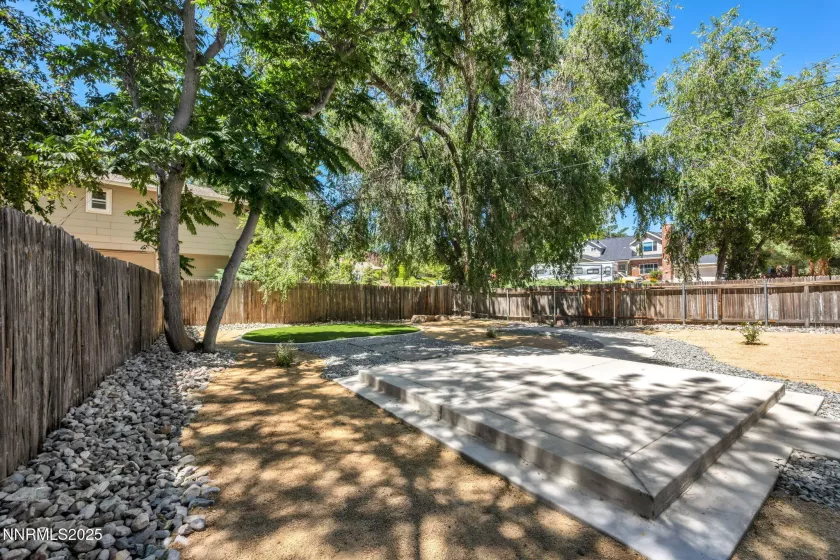 Backyard outdoor areas