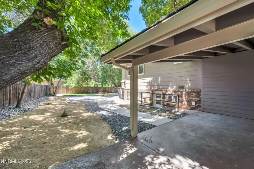 Covered patio