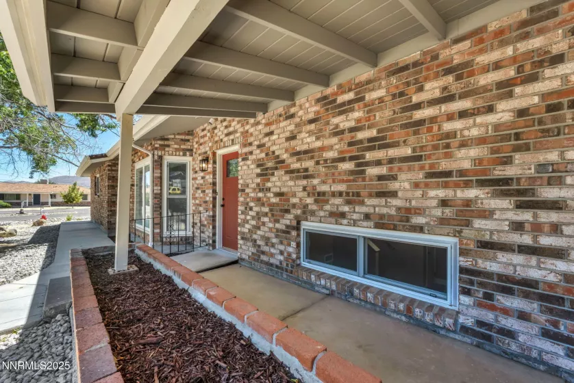 Front porch - covered