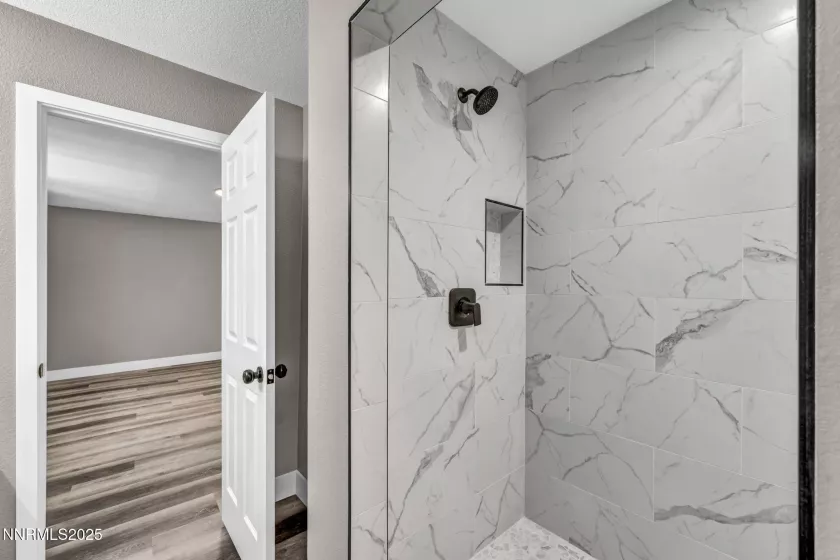 View from inside ensuite looking into bedroom