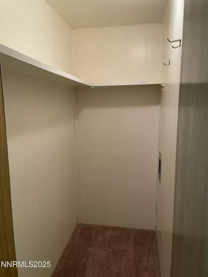 Primary bedroom closet.