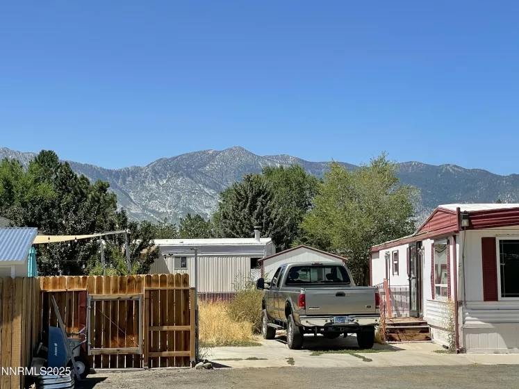 View from carport.