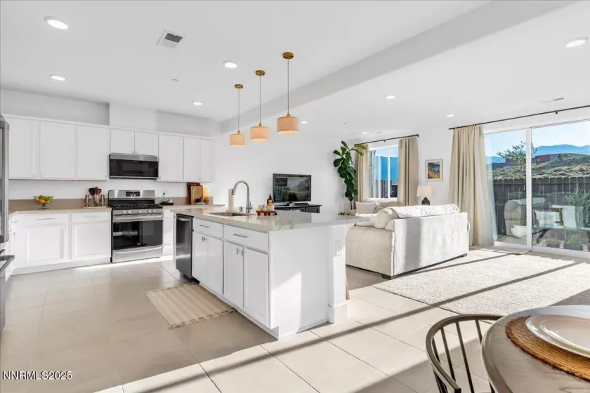 LIght and bright open floor plan...