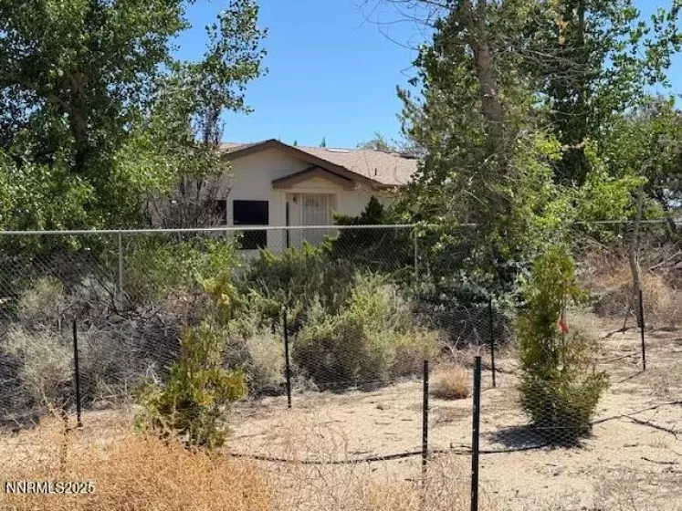 Fenced Front with Landscaping
