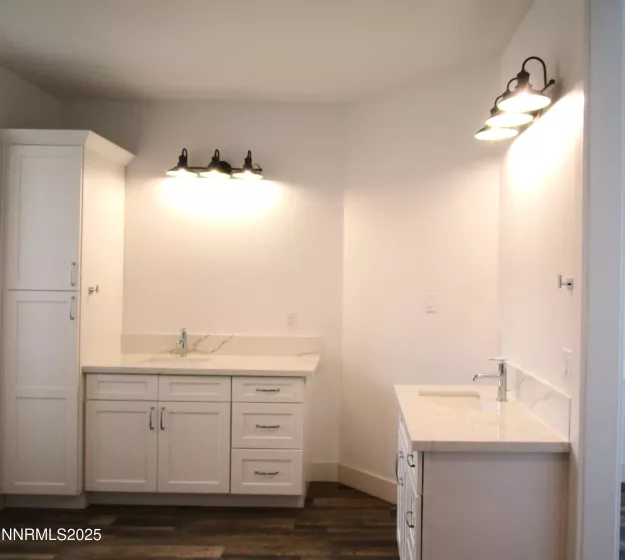 Typical 2nd and 3rd Bedrooms Closets with 1/2 Shelving 1/2 Double Clothes Rods