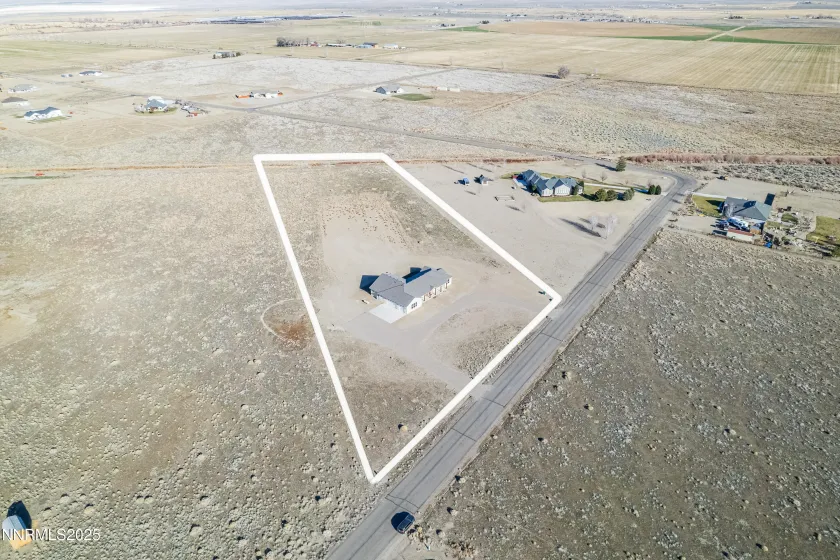 Areial View of Surrounding Homes and Farmland