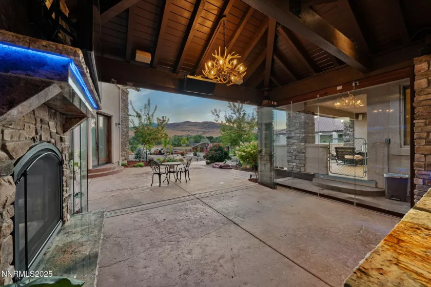 Outdoor Kitchen - Nano Wall Open to Patio