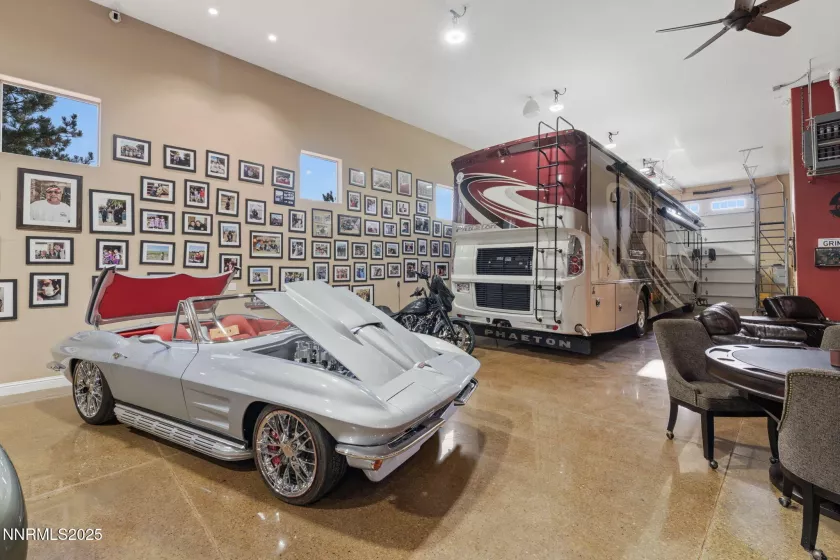 4000 sq ft detached finished garage with Commercial bar