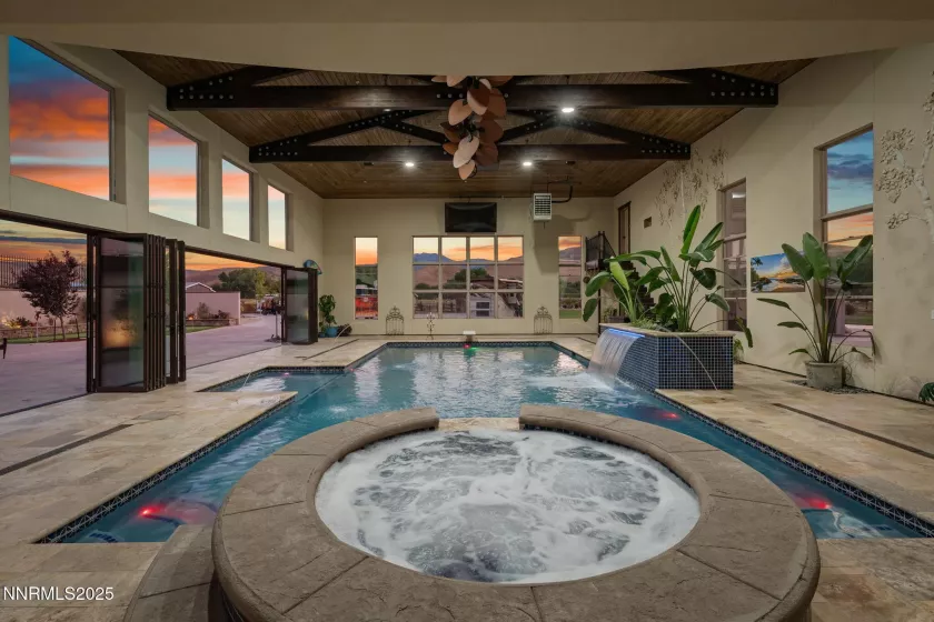 Indoor Pool - Spill Over Hot Tub, Open Nano Wall