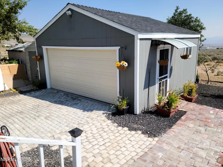 Garage View from Deck