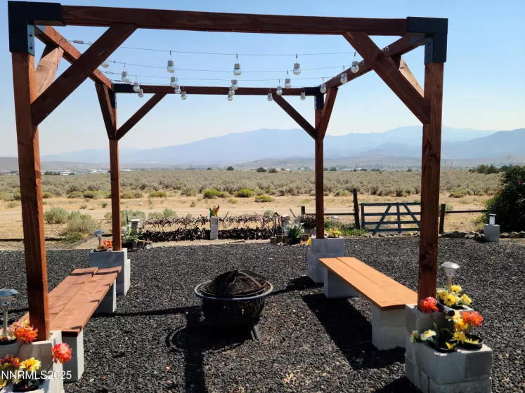 Backyard seating