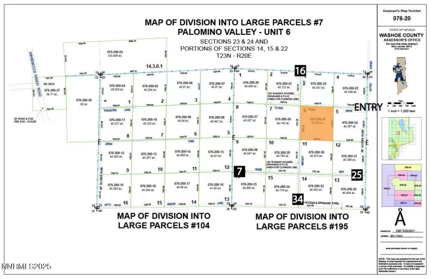 5550 Flying Eagle, Reno, Nevada 89510, ,Land,Residential,Flying Eagle,250055715