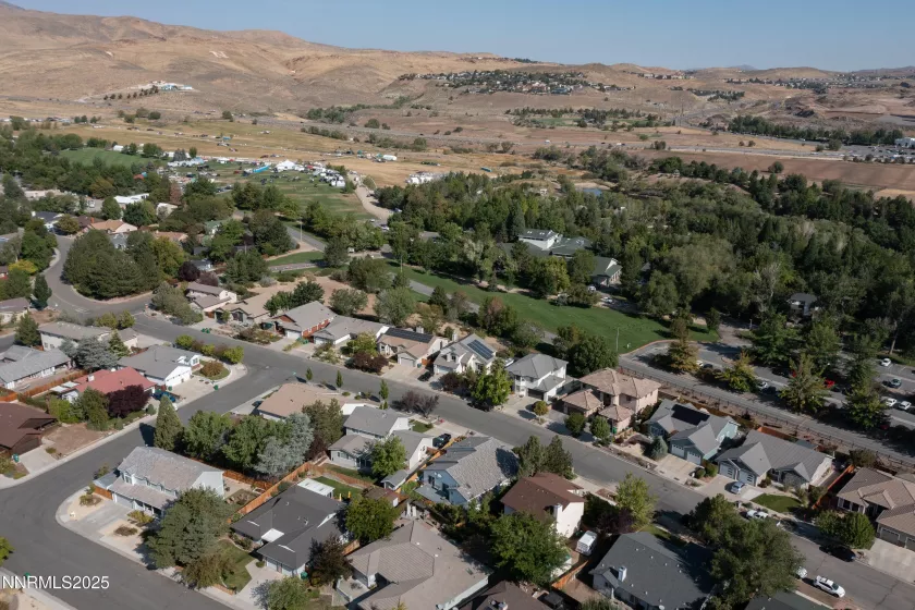 Rancho San Rafael Regional Park in distance.
