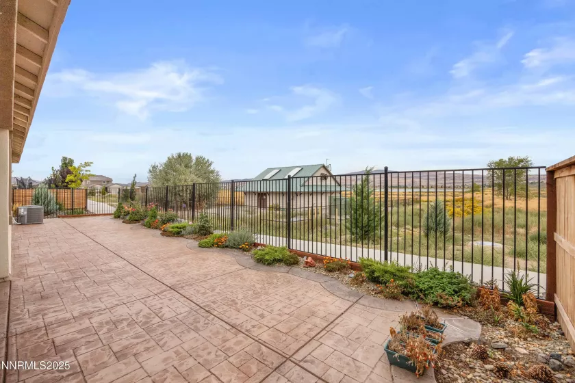 Backyard designed for low maintenance