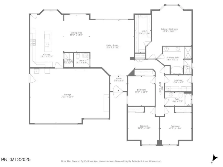 9620 Jessica, Reno, Nevada 89521, 4 Bedrooms Bedrooms, ,3 BathroomsBathrooms,Residential,Residential,Jessica,250055939