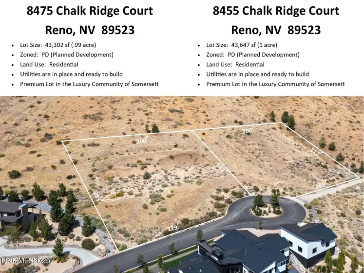 8475 Chalk Ridge, Reno, Nevada 89523, ,Land,Residential,Chalk Ridge,250056039
