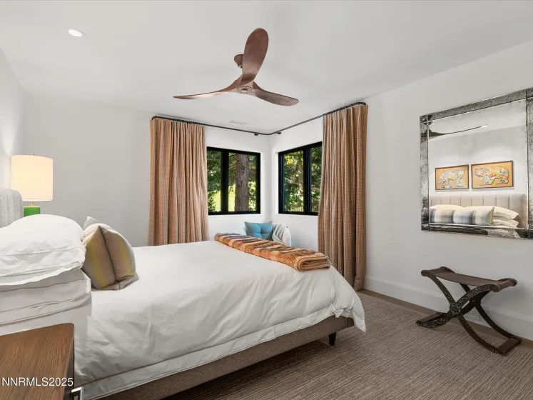 Upper level stairway