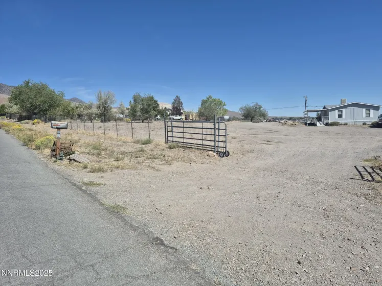 Driveway view from street