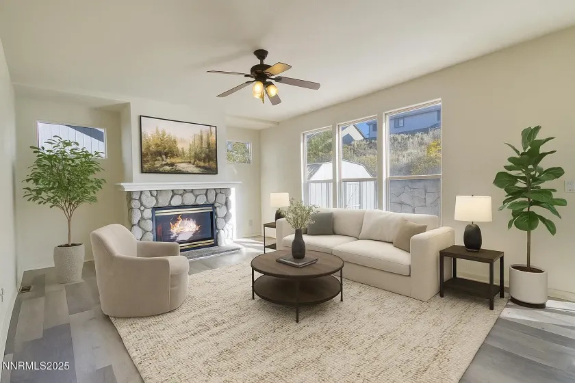 Virtually Staged - Family Room