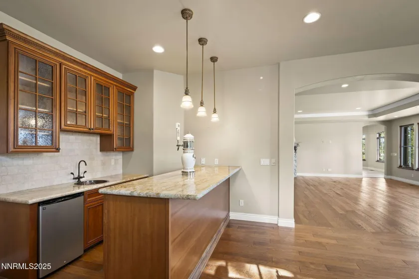 Bar in Family Room/ Den