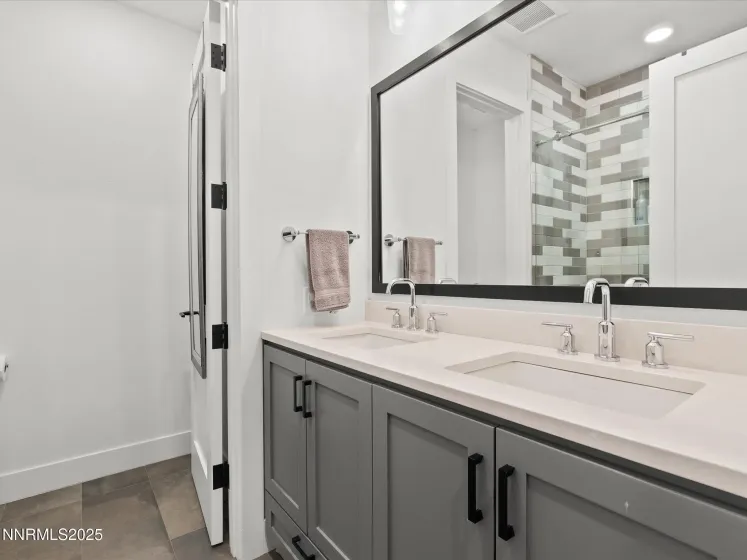 Lower level bathroom